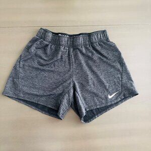 Women Nike Dri-Fit Black and White Active Short
